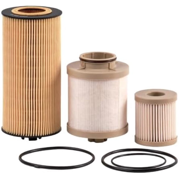 Filter Kit DCS9667 D5526 | Compatible with Ford 6.0L Super Duty F250, F350, F450, F550 2003-2007, Ford 6.0L Excursion 2003-2005 | Replaces FD4616, FL2016$$Vehicle Parts & Accessories