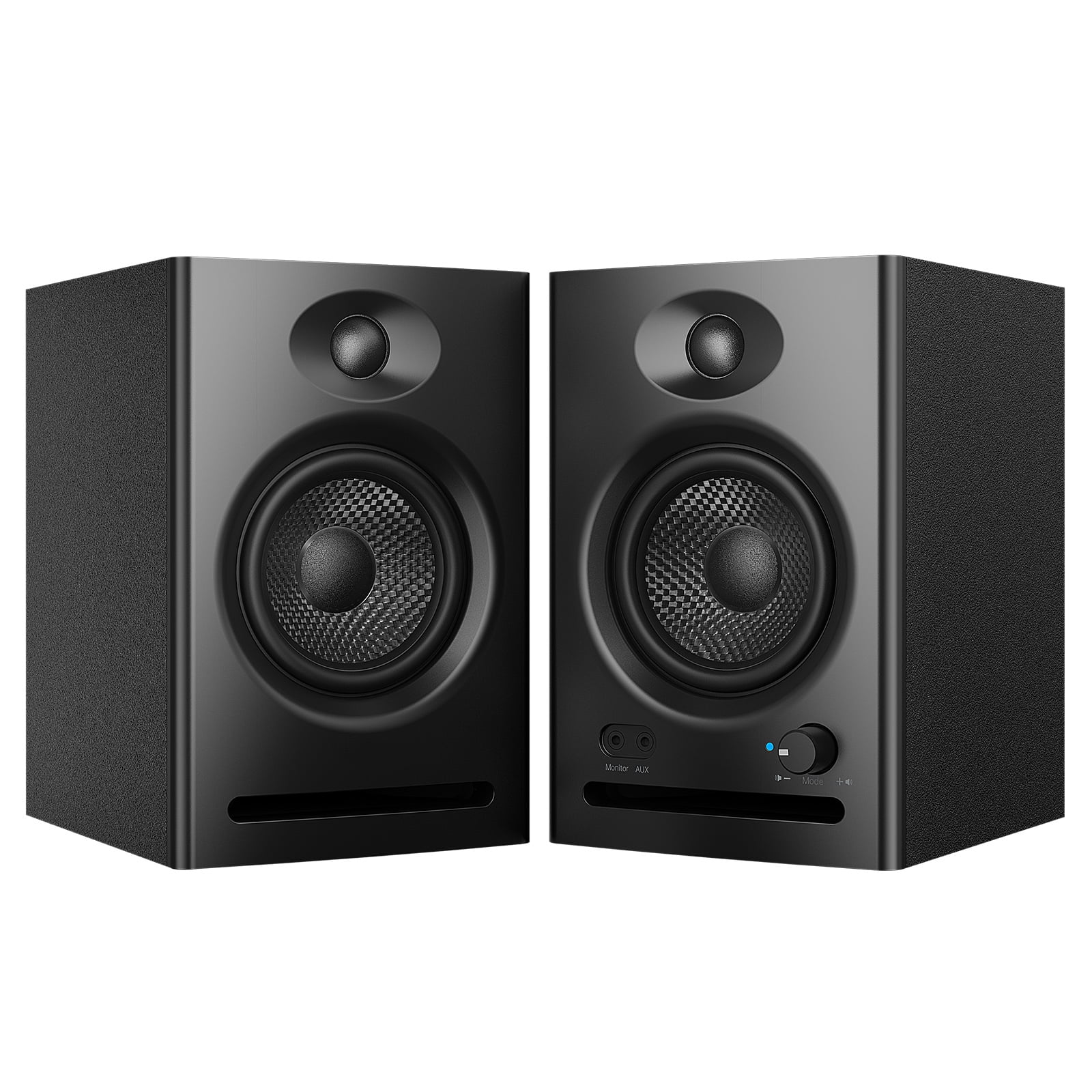 Active Studio Monitor Speakers, Bluetooth 5.3, for Music Production, 60W PC Gaming & Home Audio, Bookshelf Speakers (Pair,Black)