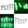 thumbnail image 4 of 10pcs Elfos Luminosos Mini Figuras Brillan en Los Oscuro (luz) Verde, 4 of 7