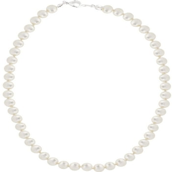 Time and Tru 17 1/2" with Extender 8MM Faux Pearl Necklace for Women