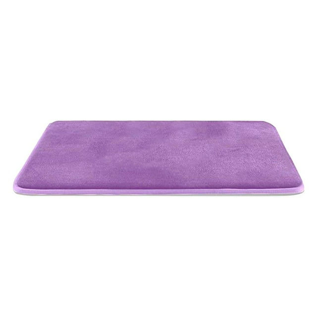 Rongfmy Memory Foam Bath Mat Non Slip Water Absorbent Toilet Bathroom Shower Rugs Carpet 50x80cm