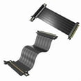 thumbnail image 2 of PCIE3.0 RiserCard Extension Cable PCIE3.0 X16 Video Card Extender Ribbon Flexible Cable 90/180Degree for Computer GPU, 2 of 9
