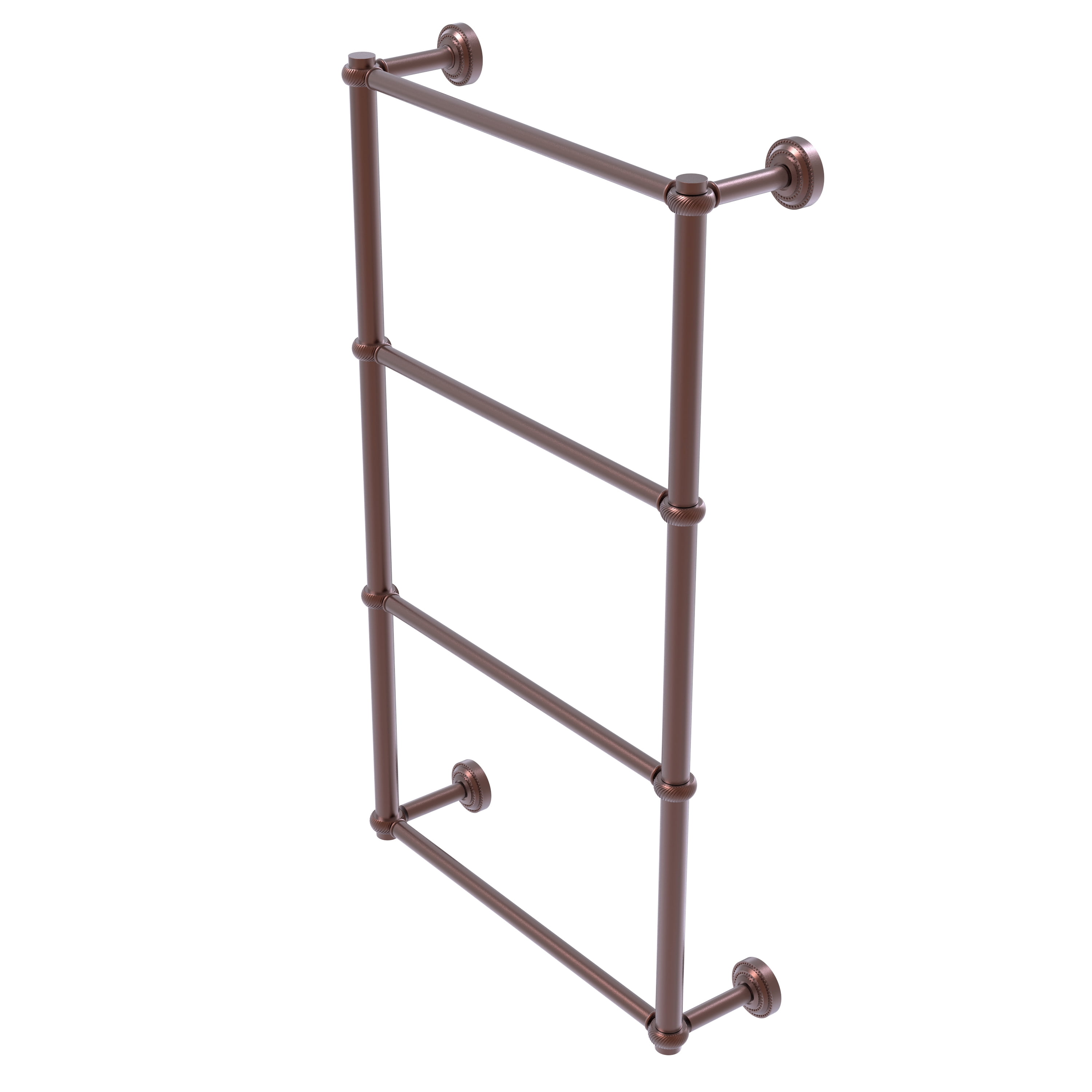 Dottingham Collection 4 Tier 36 Inch Ladder Towel Bar with Twisted