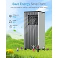 thumbnail image 5 of FIOGOHUMI 10000 BTU Portable Air Conditioner for 350 Square Feet with Remote Control, 5 of 9