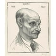 thumbnail image 3 of Simon Moulijn 12x14 Black Modern Framed Museum Art Print Titled - Portrait of an Unknown Man, 3 of 5