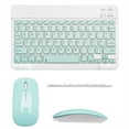 thumbnail image 1 of YOPTOP Mini Wireless Bluetooth Keyboard Compatible with iPad 9th 2021/ 8th 2020 /7th Generation 10.2 inch  iPad Pro  iPad Air  iPad Mini  All iPhones and Other Bluetooth Enabled Device,green, 1 of 6