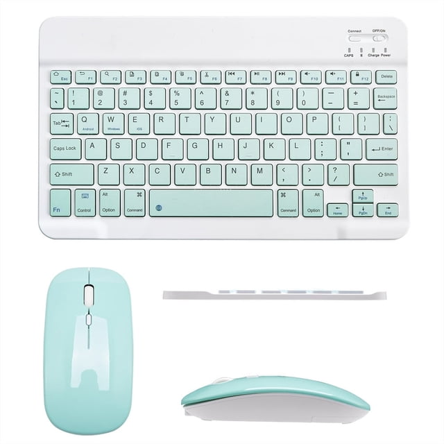 YOPTOP Mini Wireless Bluetooth Keyboard Compatible with iPad 9th 2021/ 8th 2020 /7th Generation 10.2 inch iPad Pro iPad Air iPad Mini All iPhones and Other Bluetooth Enabled Device,green