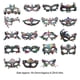 thumbnail image 4 of Jumpingount Blindfold Half Face Lace Festival Prom Masquerade Props Disfraces Accesorios Bola Fiesta Decoración Escudo Halloween Ropa, zapatos y accesorios Miscelánea Ojo único, 4 of 6