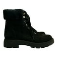thumbnail image 2 of Madden Girl Women's Faux Fur Top Side Zip & Lace Up Combat Boots (Black, 9), 2 of 6