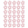 thumbnail image 3 of 30Pcs Trombones Rose Rouge Mignon Fleur de Cerisier Forme Épingle pour la Classification des Fichiers, 3 of 14