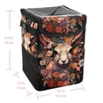 thumbnail image 5 of Floral Animal Car Garbage Can Trash Can for Car, Foldable, with Lid, Leak-Proof, Hanging Storage Bag, 5 of 6