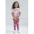 thumbnail image 5 of Disney Minnie Mouse Infant Baby Girls T-Shirt and Leggings Outfit Set Infant to Little Kid, 5 of 5