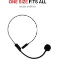 thumbnail image 6 of 4E's Novelty Rockstar Costume Accessories Headset Prop Fake Singer Microphone Headphones for Kids & Adults, 6 of 7
