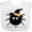 AA-White, variant on Inktastic Halloween Witch Spider Girls Baby Bib