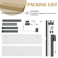 thumbnail image 4 of Sobaniilo 48''x 24'' Electric Height Adjustable Standing Desk, Home Office Sit Stand Desk Stand Up Desk with Splice Board (Black Frame+ White Top), 4 of 7