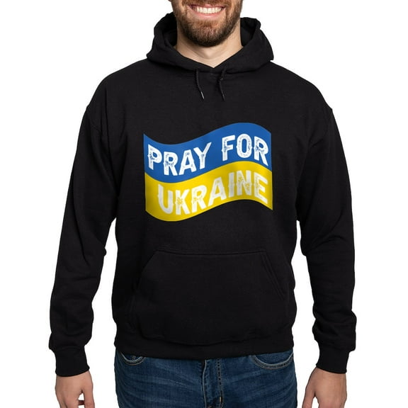 CafePress - Pray For Ukraine Sweatshirt - Pullover Hoodie, Classic, Comfortable Hooded Sweatshirt