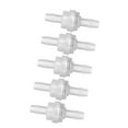 thumbnail image 1 of 5PCS Plastic Check, Non Return One Way Valve Metal Wall Decor Valves Mural for Water Treatment 6mm, 1 of 7