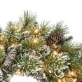 thumbnail image 3 of Puleo International  24" Pre-Lit Snowy Wreath, 3 of 5