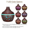 thumbnail image 1 of EGNMCR Humidifiers for Bedroom Star Sky Wood Grain Hollow Star Moon Humidifier Colorful Translucent Mini Portable 130ML Aromatherapy Machine a Humidifier, 1 of 9