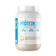 ProteinOne Low Carb Whey Protein by NutraOne -Weight Loss and Build Muscle with a Low Carb Protein Shake Powder for Men & Women (Vanilla Ice Cream - 2 lbs.)