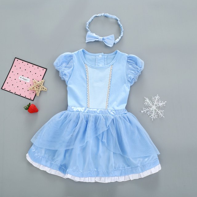 Peleles Recién Nacidos Vestido De Bebé Niñas De Algodón Para Bebés , Ropa De Princesa