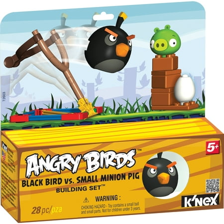 K'NEX BLACK BIRD VS. SMALL MINION PIG
