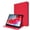 Red, variant on Case for iPad Air 11 lnch M3 (2025), Cloth Texture Business Tablet Cover with Multi-Angle Flip Stand & Card Holder, Auto Wake/Sleep Full Body Protective Case for iPad Air 11 Inch M2 (2024), Pink
