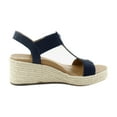 thumbnail image 6 of Vionic Calera Women's Sandals Navy Leather Size 6 W, 6 of 8