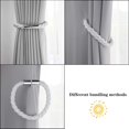thumbnail image 3 of Clips magnéticos para alzapaños de cortinas, paquete de 4 hebillas de cuerda para cortinas, alzapaños para encuadernación, banda para atar tejida para decoración de ventanas en el hogar y la oficina, 3 of 5
