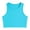Sky Blue, variant on FASHOFT Toddler Girl Shirts Sporty Solid Color Cropped Sleeveless Top Elastic Comfy Summer Outdoor Leisure Daily Casual Youth Wear Toddler Girl Summer Tops Black 3-6 Years