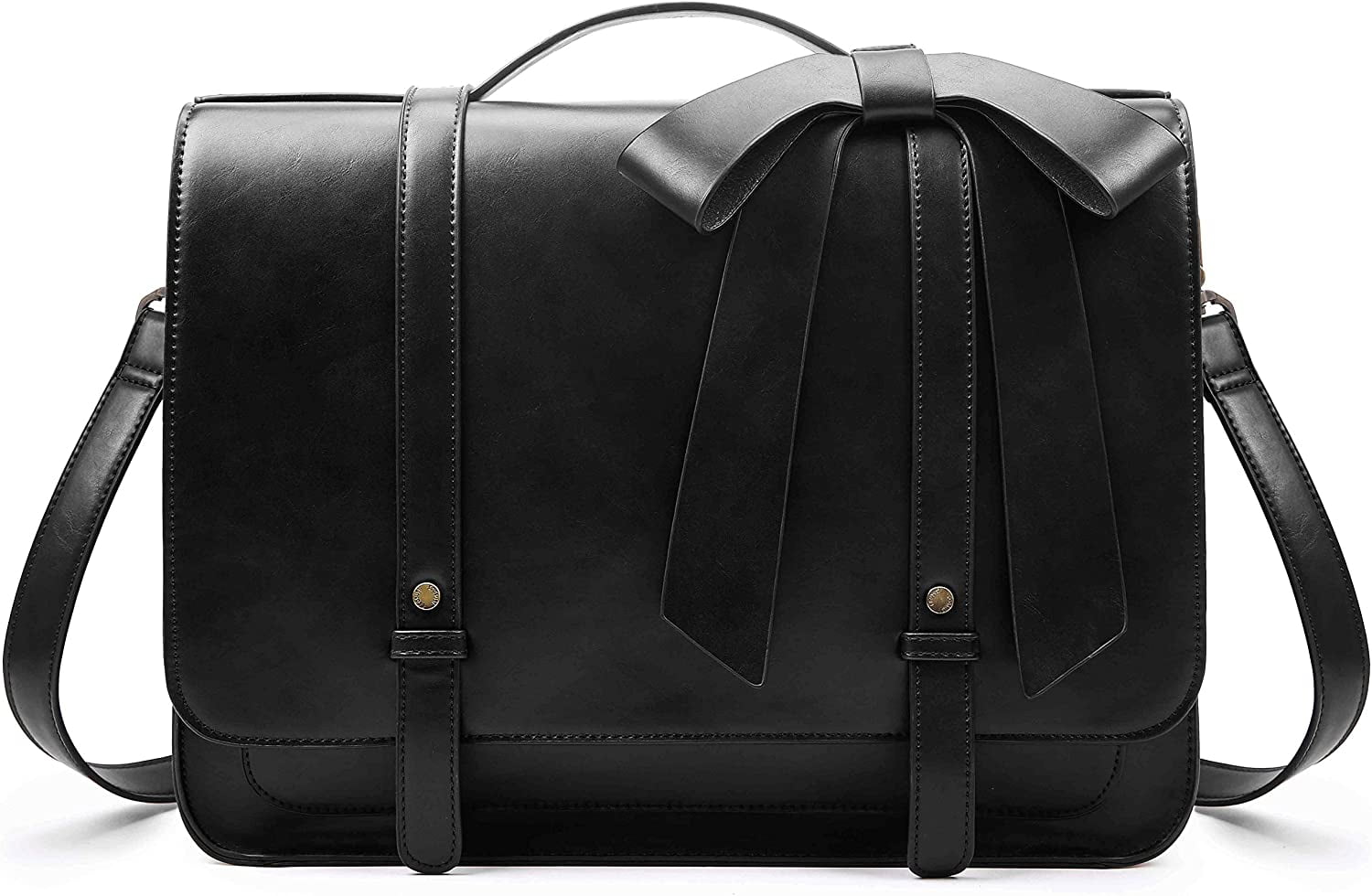 computer satchel leather
