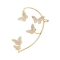 thumbnail image 3 of Boucles d'Oreilles Papillon en Diamant pour Femmes Sans Perçage 1 Pce, 3 of 8