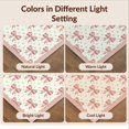 thumbnail image 7 of Design&I 6'x9' Ultra Soft Area Rug, Circle Seats Ribbon Circular Symmetrical Center Motif Pink None Fluffy Washable Non Shedding for Guest Room Bedroom Living Room, 7 of 7
