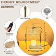 thumbnail image 5 of Candle Warmer Lamp with Timer - Electric Melter Candle Lamp Dimmable Candle Heater for Wax Jar Candles Flameless Burner Glass Lampshade Height Adjustable for Home Decor Gifts, 5 of 11