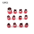 thumbnail image 2 of Yuarrent 12 piezas de molde para cortar accesorios de fiesta fruta comida émbolo molde decoración multiusos fabricación de Fondant morir celebración Herramientas y accesorios para hornear Rojo Yuarrent HA065410-03, 2 of 6
