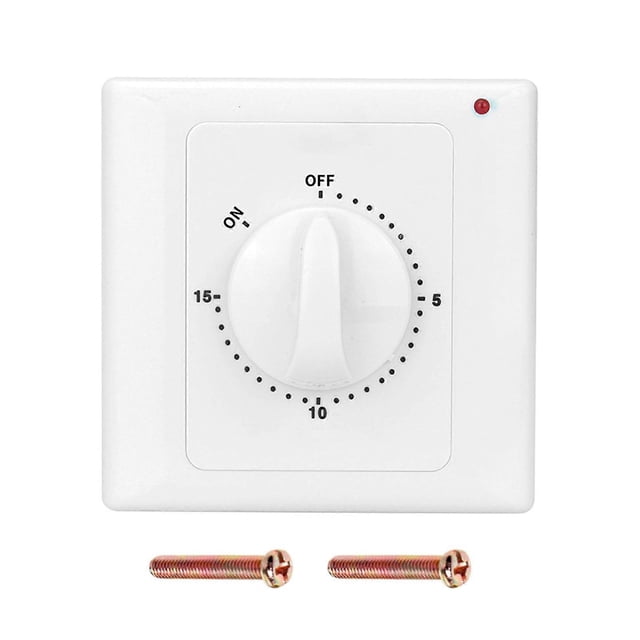 Durable & Environmentally Friendly AC220V Mechanical Timer Switch Copper Conductive Material LED Indicator Reminder