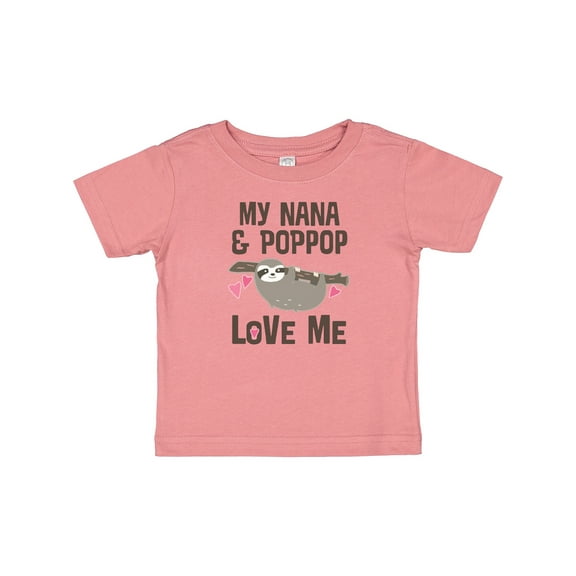 Inktastic Nana and Poppop Love Me Girls Baby T-Shirt