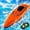 Orange, variant on 2.4G High Speed RC Boat with Dual Motors and Dual Propellers, Remote Control Boat for Pools and Lakes, Auto Correction Rudder, Sturdy Collision Hull, Waterproof Outdoor Water Toy
