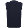 thumbnail image 4 of TiaoBug Boys Sweater Vest V-Neck Waistcoat Kids Girls Uniform Sleeveless Sweaters School Uniform Navy Blue 15-16, 4 of 7