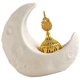 thumbnail image 3 of Incense Holder Ramadan Incense Cone Burner Desktop Moon Shaped Middle East Censer, 3 of 4