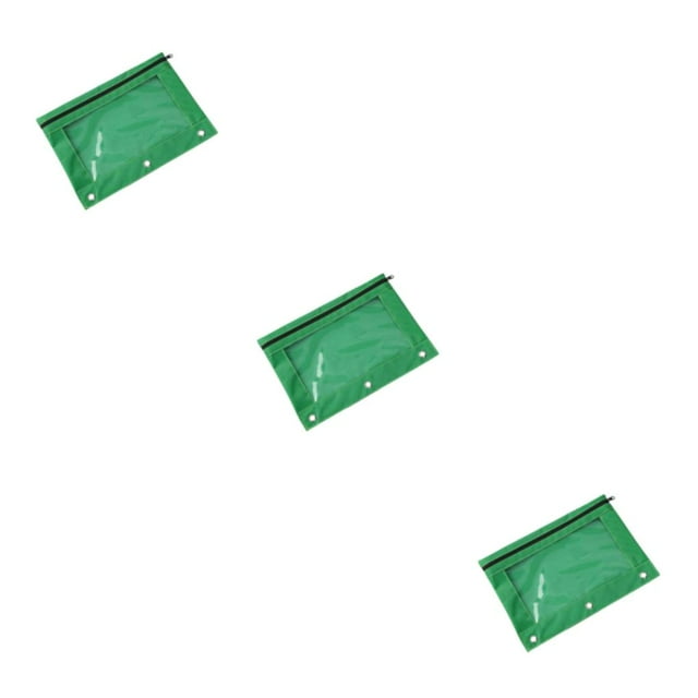 Transemion Easy To Carry And Organize Documents With Stylish Pouch Easy To Organize Items Green 3Set