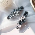 thumbnail image 3 of Barrettes Hair Clips, 4 Pcs Fashion Hair Barrettes for Women and Girls, Rhinestones Flowers Hairpin French Style Hairclips Vintage Hair Accessoires for Women and Girls (Style 2), 3 of 8