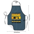 thumbnail image 3 of Anime Obsession Apron, Inspirational Gifts for Men Women, Funny Apron, Chef Bib with Pockets, Waterproof Work Apron for BBQ Kitchen Crafting Gardening, 3 of 9