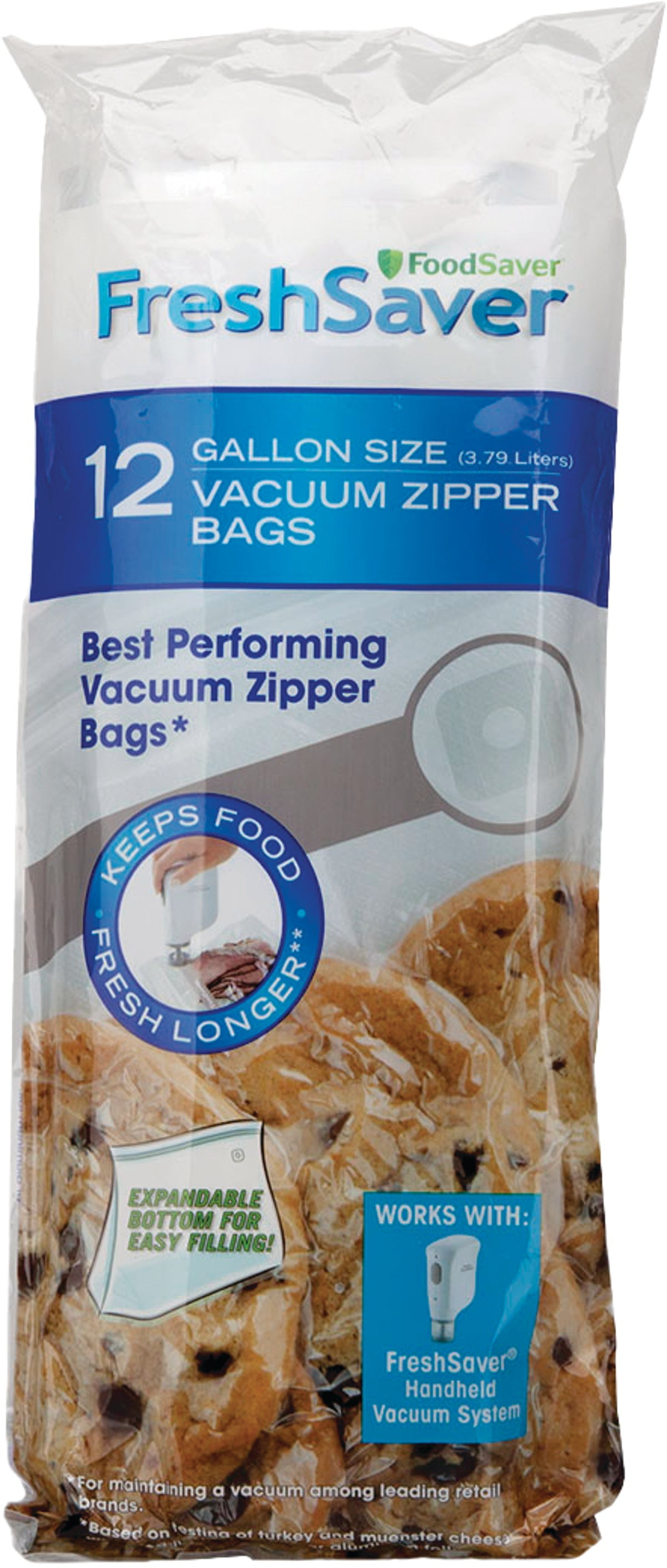 NDS Appliances FoodSaver FreshSaver Vacuum Zipper Bag 1 Gal.