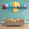thumbnail image 2 of Startonight Huge Canvas Wall Art Abstract Theme - The Multi Colored City of New York - Framed Modern Set of 7 Panels 40 x 95 Inches, 2 of 5