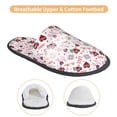 thumbnail image 3 of Fotbe Valentine's Day Pantuflas Peludas para Mujer con Estampado, Zapatillas de Peluche, Zapatos de Invierno para Casa, Uso Interior y Exterior-Medium, 3 of 8