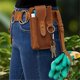 thumbnail image 5 of Leather Garden Tool Belt, Gardening Utility Belt, Garden Tool, 5 of 5