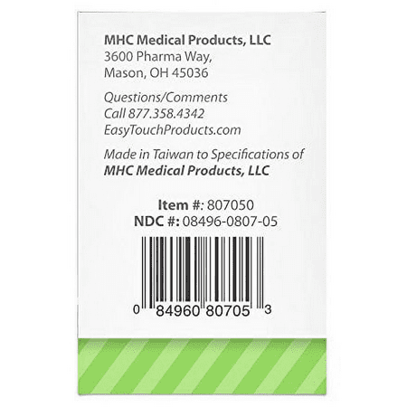 EasyTouch Glucose Test Strips, 50ct