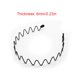 thumbnail image 5 of Diadema ondulada Qarigey tipo 13 Unisex negro Suministros de salón Accesorio para el cabello, 5 of 6