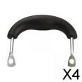 thumbnail image 1 of Mango de diseño ergonómico para utensilios y accesorios de cocina, mano de obra de alta calidad , Negro, 4 piezas, 1 of 10